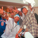 Rappers Method Man and Redman give big ups to God (inset).
